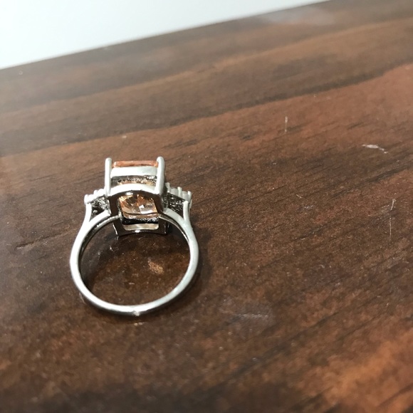 5 For $20 🥳 925 Silver Peach Stone Ring - Picture 2 of 6